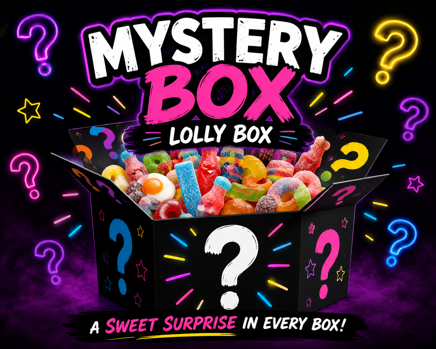 MYSTERY BOX LOLLY LIVE